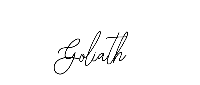 Make a beautiful signature design for name Goliath. With this signature (Bearetta-2O07w) style, you can create a handwritten signature for free. Goliath signature style 12 images and pictures png