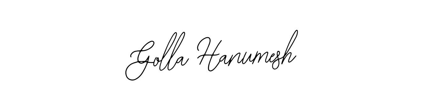 Also we have Golla Hanumesh name is the best signature style. Create professional handwritten signature collection using Bearetta-2O07w autograph style. Golla Hanumesh signature style 12 images and pictures png