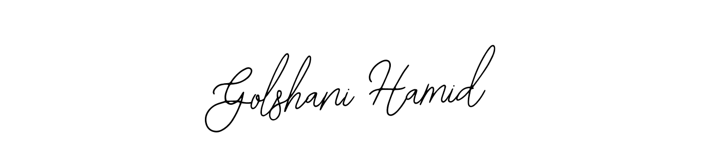 Make a beautiful signature design for name Golshani Hamid. Use this online signature maker to create a handwritten signature for free. Golshani Hamid signature style 12 images and pictures png