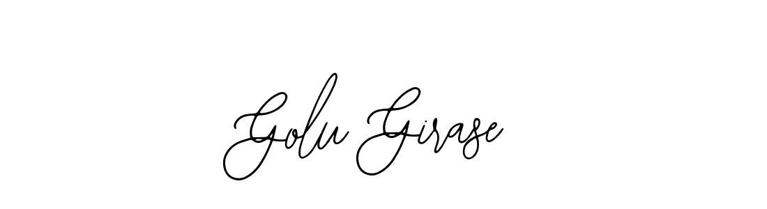 The best way (Bearetta-2O07w) to make a short signature is to pick only two or three words in your name. The name Golu Girase include a total of six letters. For converting this name. Golu Girase signature style 12 images and pictures png