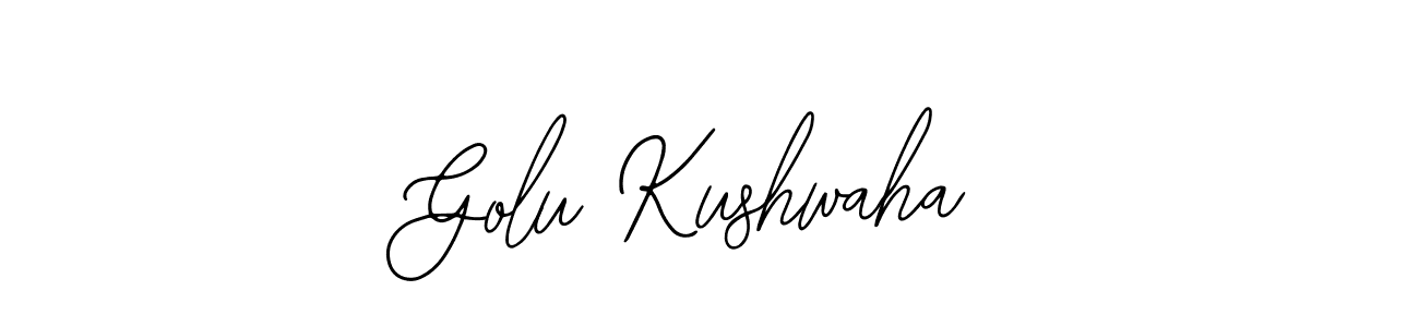 How to Draw Golu Kushwaha signature style? Bearetta-2O07w is a latest design signature styles for name Golu Kushwaha. Golu Kushwaha signature style 12 images and pictures png