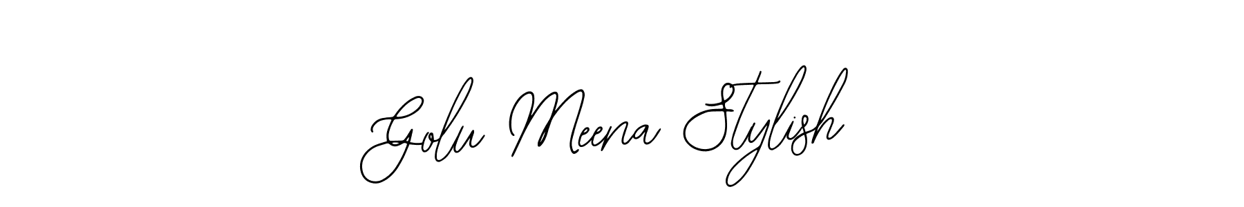 Make a beautiful signature design for name Golu Meena Stylish. With this signature (Bearetta-2O07w) style, you can create a handwritten signature for free. Golu Meena Stylish signature style 12 images and pictures png