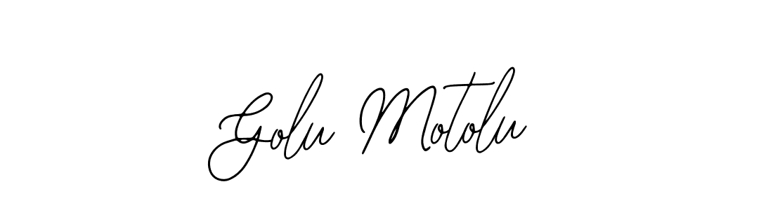 Create a beautiful signature design for name Golu Motolu. With this signature (Bearetta-2O07w) fonts, you can make a handwritten signature for free. Golu Motolu signature style 12 images and pictures png