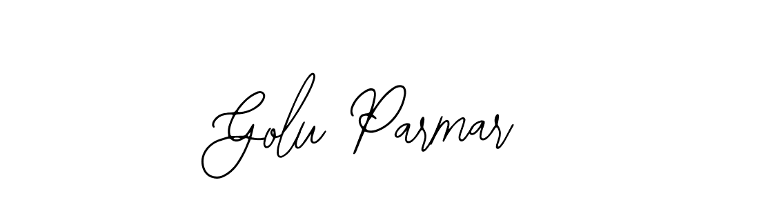 Create a beautiful signature design for name Golu Parmar. With this signature (Bearetta-2O07w) fonts, you can make a handwritten signature for free. Golu Parmar signature style 12 images and pictures png