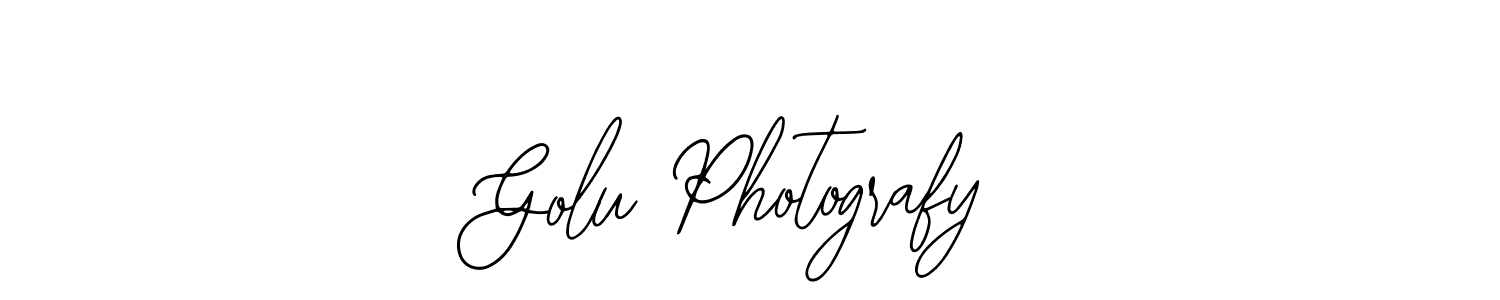Similarly Bearetta-2O07w is the best handwritten signature design. Signature creator online .You can use it as an online autograph creator for name Golu Photografy. Golu Photografy signature style 12 images and pictures png