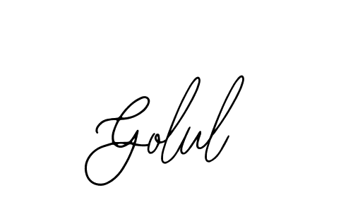 Design your own signature with our free online signature maker. With this signature software, you can create a handwritten (Bearetta-2O07w) signature for name Golul. Golul signature style 12 images and pictures png