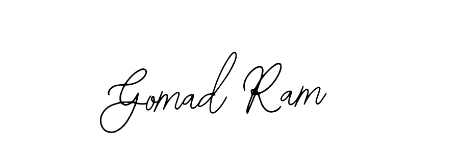 Best and Professional Signature Style for Gomad Ram. Bearetta-2O07w Best Signature Style Collection. Gomad Ram signature style 12 images and pictures png