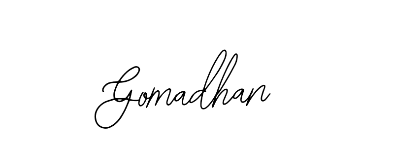 Create a beautiful signature design for name Gomadhan. With this signature (Bearetta-2O07w) fonts, you can make a handwritten signature for free. Gomadhan signature style 12 images and pictures png