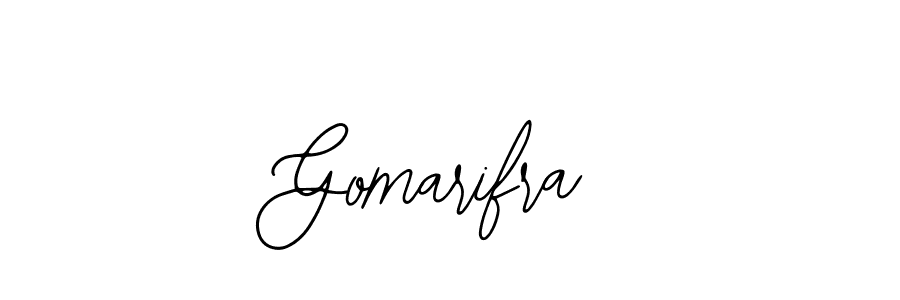 You should practise on your own different ways (Bearetta-2O07w) to write your name (Gomarifra) in signature. don't let someone else do it for you. Gomarifra signature style 12 images and pictures png