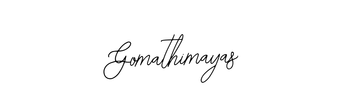 How to make Gomathimayas signature? Bearetta-2O07w is a professional autograph style. Create handwritten signature for Gomathimayas name. Gomathimayas signature style 12 images and pictures png