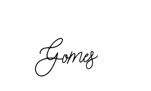 Design your own signature with our free online signature maker. With this signature software, you can create a handwritten (Bearetta-2O07w) signature for name Gomes. Gomes signature style 12 images and pictures png