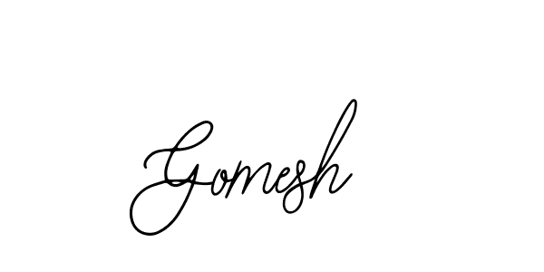 Create a beautiful signature design for name Gomesh. With this signature (Bearetta-2O07w) fonts, you can make a handwritten signature for free. Gomesh signature style 12 images and pictures png