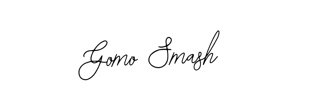 Check out images of Autograph of Gomo Smash name. Actor Gomo Smash Signature Style. Bearetta-2O07w is a professional sign style online. Gomo Smash signature style 12 images and pictures png