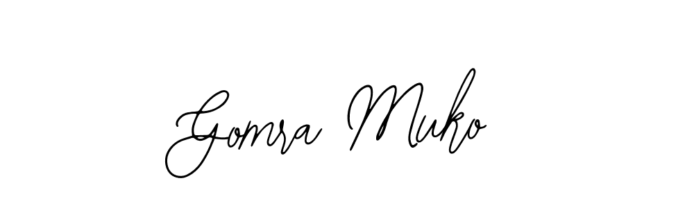 Make a beautiful signature design for name Gomra Muko. Use this online signature maker to create a handwritten signature for free. Gomra Muko signature style 12 images and pictures png