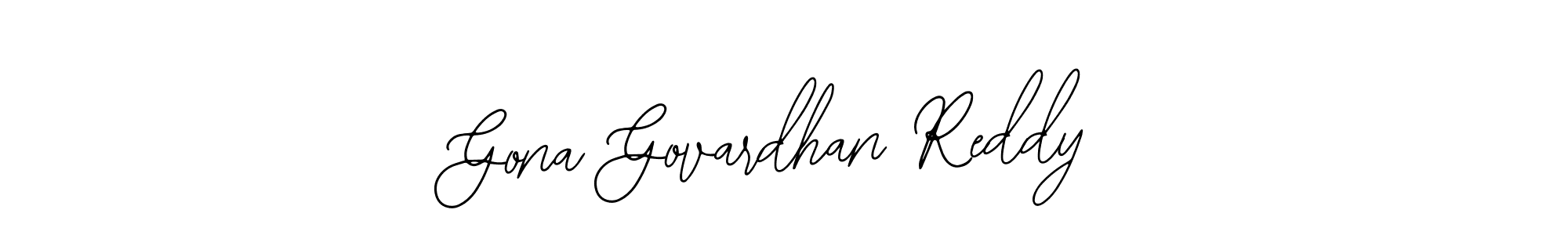 Create a beautiful signature design for name Gona Govardhan Reddy. With this signature (Bearetta-2O07w) fonts, you can make a handwritten signature for free. Gona Govardhan Reddy signature style 12 images and pictures png