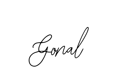Design your own signature with our free online signature maker. With this signature software, you can create a handwritten (Bearetta-2O07w) signature for name Gonal. Gonal signature style 12 images and pictures png