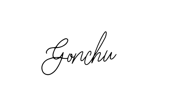 Make a beautiful signature design for name Gonchu. With this signature (Bearetta-2O07w) style, you can create a handwritten signature for free. Gonchu signature style 12 images and pictures png