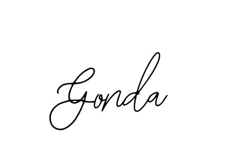 Create a beautiful signature design for name Gonda. With this signature (Bearetta-2O07w) fonts, you can make a handwritten signature for free. Gonda signature style 12 images and pictures png