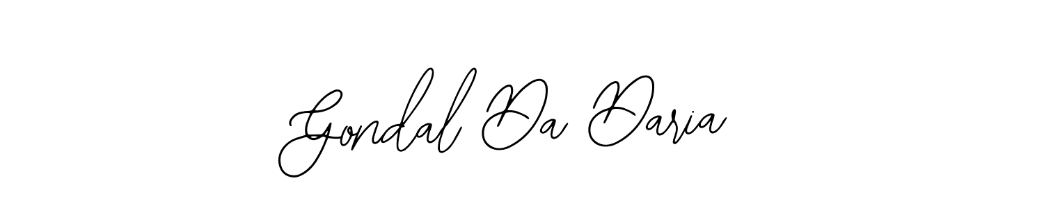 Also You can easily find your signature by using the search form. We will create Gondal Da Daria name handwritten signature images for you free of cost using Bearetta-2O07w sign style. Gondal Da Daria signature style 12 images and pictures png