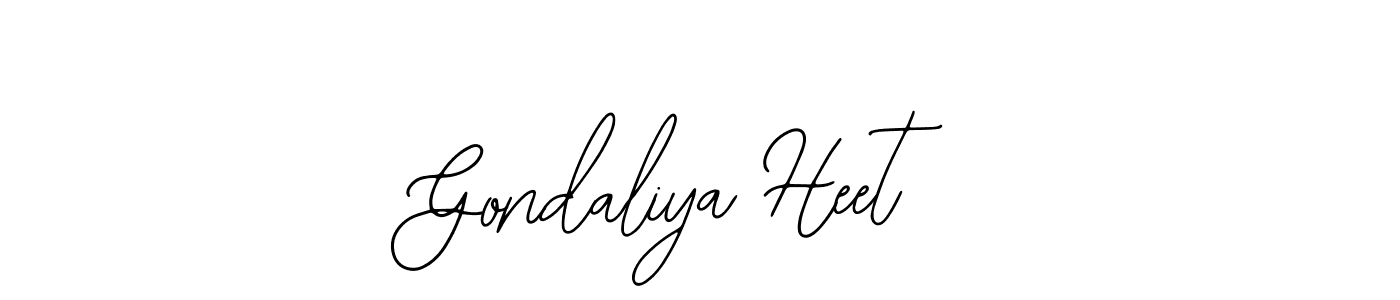 Create a beautiful signature design for name Gondaliya Heet. With this signature (Bearetta-2O07w) fonts, you can make a handwritten signature for free. Gondaliya Heet signature style 12 images and pictures png