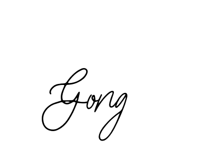 Gong stylish signature style. Best Handwritten Sign (Bearetta-2O07w) for my name. Handwritten Signature Collection Ideas for my name Gong. Gong signature style 12 images and pictures png