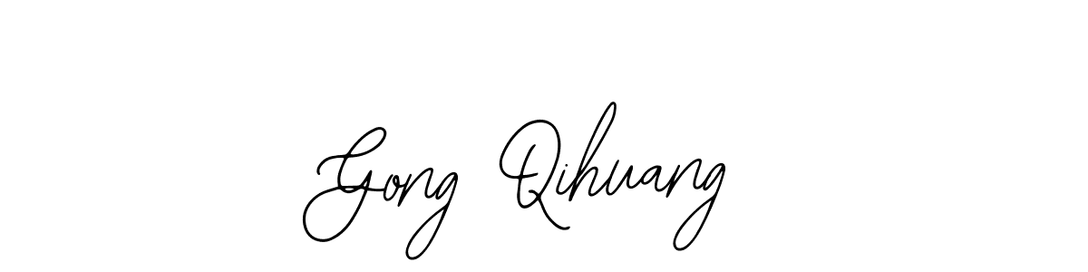 Use a signature maker to create a handwritten signature online. With this signature software, you can design (Bearetta-2O07w) your own signature for name Gong Qihuang. Gong Qihuang signature style 12 images and pictures png