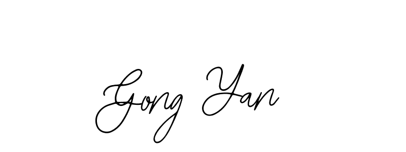 Also we have Gong Yan name is the best signature style. Create professional handwritten signature collection using Bearetta-2O07w autograph style. Gong Yan signature style 12 images and pictures png