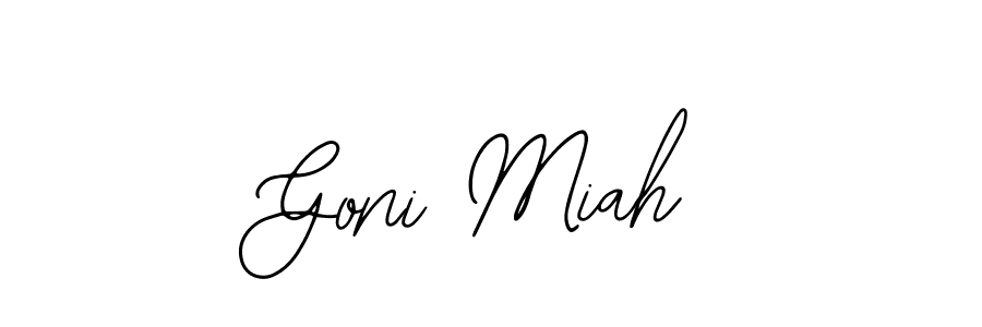 How to Draw Goni Miah signature style? Bearetta-2O07w is a latest design signature styles for name Goni Miah. Goni Miah signature style 12 images and pictures png