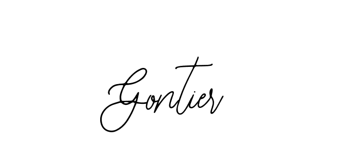 The best way (Bearetta-2O07w) to make a short signature is to pick only two or three words in your name. The name Gontier include a total of six letters. For converting this name. Gontier signature style 12 images and pictures png