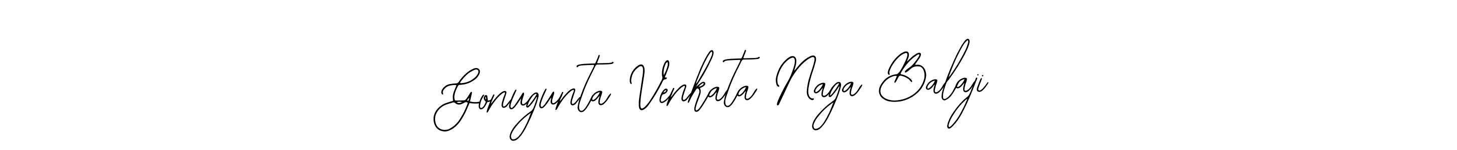 You should practise on your own different ways (Bearetta-2O07w) to write your name (Gonugunta Venkata Naga Balaji) in signature. don't let someone else do it for you. Gonugunta Venkata Naga Balaji signature style 12 images and pictures png