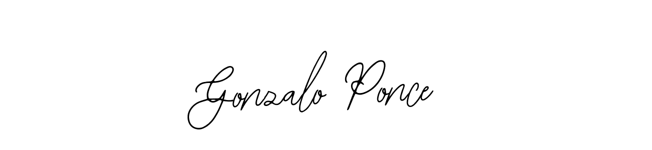 Bearetta-2O07w is a professional signature style that is perfect for those who want to add a touch of class to their signature. It is also a great choice for those who want to make their signature more unique. Get Gonzalo Ponce name to fancy signature for free. Gonzalo Ponce signature style 12 images and pictures png