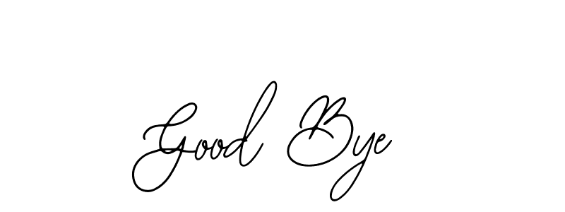 How to make Good Bye name signature. Use Bearetta-2O07w style for creating short signs online. This is the latest handwritten sign. Good Bye signature style 12 images and pictures png