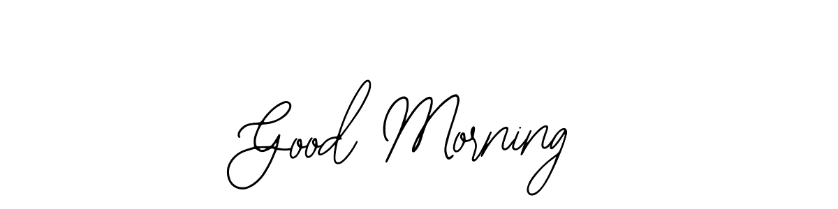 Design your own signature with our free online signature maker. With this signature software, you can create a handwritten (Bearetta-2O07w) signature for name Good Morning. Good Morning signature style 12 images and pictures png