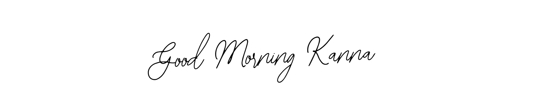 This is the best signature style for the Good Morning Kanna name. Also you like these signature font (Bearetta-2O07w). Mix name signature. Good Morning Kanna signature style 12 images and pictures png