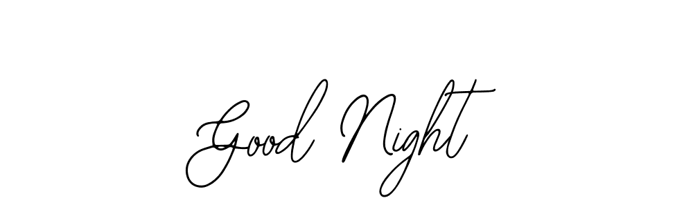 Good Night stylish signature style. Best Handwritten Sign (Bearetta-2O07w) for my name. Handwritten Signature Collection Ideas for my name Good Night. Good Night signature style 12 images and pictures png