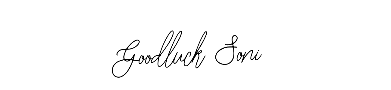 Make a beautiful signature design for name Goodluck Soni. Use this online signature maker to create a handwritten signature for free. Goodluck Soni signature style 12 images and pictures png