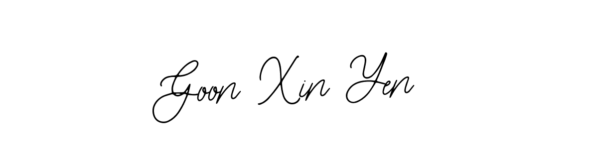 Make a beautiful signature design for name Goon Xin Yen. With this signature (Bearetta-2O07w) style, you can create a handwritten signature for free. Goon Xin Yen signature style 12 images and pictures png