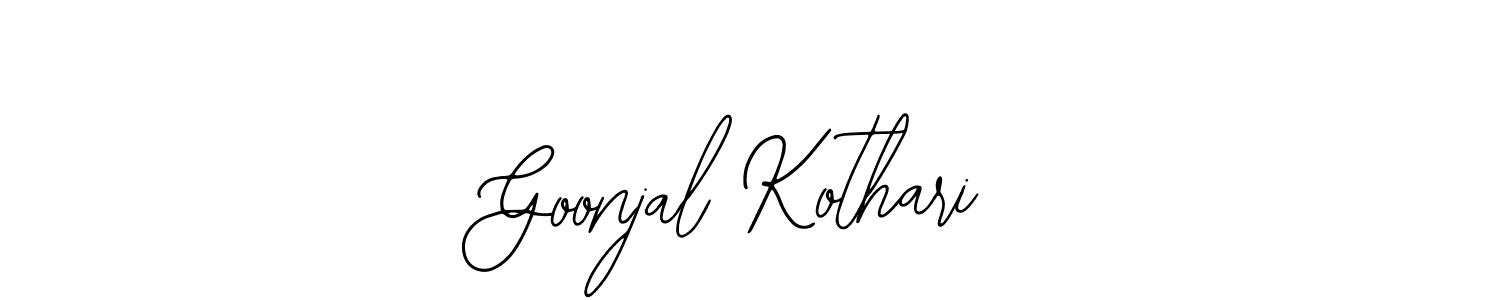Check out images of Autograph of Goonjal Kothari name. Actor Goonjal Kothari Signature Style. Bearetta-2O07w is a professional sign style online. Goonjal Kothari signature style 12 images and pictures png
