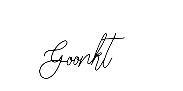 Also we have Goonkt name is the best signature style. Create professional handwritten signature collection using Bearetta-2O07w autograph style. Goonkt signature style 12 images and pictures png