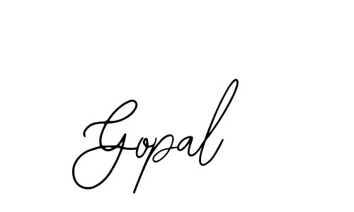 You should practise on your own different ways (Bearetta-2O07w) to write your name (Gopal) in signature. don't let someone else do it for you. Gopal signature style 12 images and pictures png