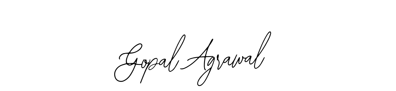 You should practise on your own different ways (Bearetta-2O07w) to write your name (Gopal Agrawal) in signature. don't let someone else do it for you. Gopal Agrawal signature style 12 images and pictures png