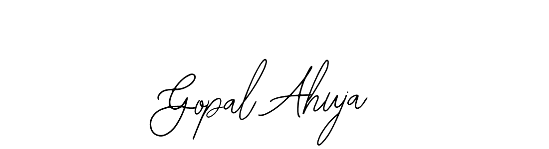 Also You can easily find your signature by using the search form. We will create Gopal Ahuja name handwritten signature images for you free of cost using Bearetta-2O07w sign style. Gopal Ahuja signature style 12 images and pictures png