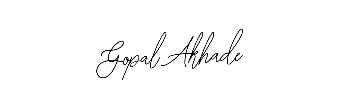 You can use this online signature creator to create a handwritten signature for the name Gopal Akhade. This is the best online autograph maker. Gopal Akhade signature style 12 images and pictures png