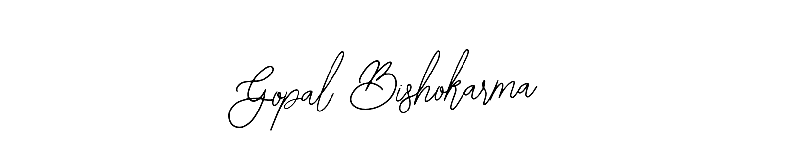 Also You can easily find your signature by using the search form. We will create Gopal Bishokarma name handwritten signature images for you free of cost using Bearetta-2O07w sign style. Gopal Bishokarma signature style 12 images and pictures png