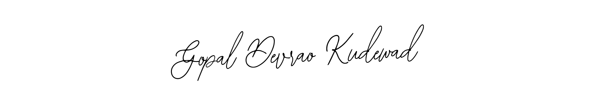 How to make Gopal Devrao Kudewad name signature. Use Bearetta-2O07w style for creating short signs online. This is the latest handwritten sign. Gopal Devrao Kudewad signature style 12 images and pictures png