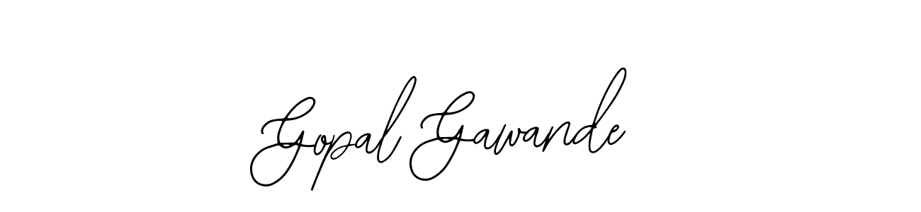 Similarly Bearetta-2O07w is the best handwritten signature design. Signature creator online .You can use it as an online autograph creator for name Gopal Gawande. Gopal Gawande signature style 12 images and pictures png