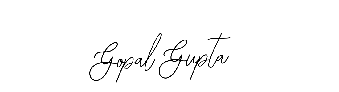 You should practise on your own different ways (Bearetta-2O07w) to write your name (Gopal Gupta) in signature. don't let someone else do it for you. Gopal Gupta signature style 12 images and pictures png