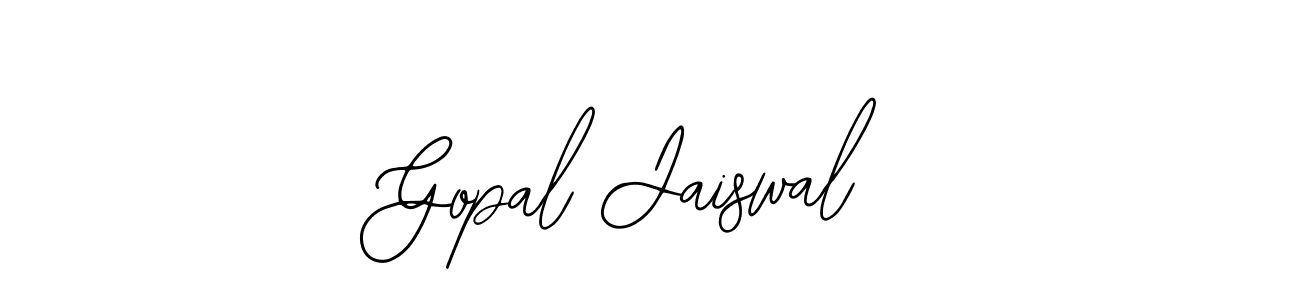 Use a signature maker to create a handwritten signature online. With this signature software, you can design (Bearetta-2O07w) your own signature for name Gopal Jaiswal. Gopal Jaiswal signature style 12 images and pictures png
