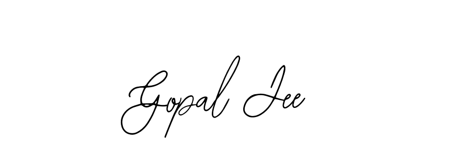 Gopal Jee stylish signature style. Best Handwritten Sign (Bearetta-2O07w) for my name. Handwritten Signature Collection Ideas for my name Gopal Jee. Gopal Jee signature style 12 images and pictures png