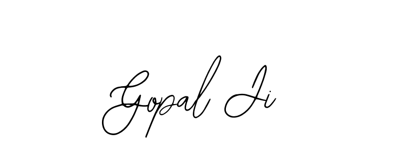Design your own signature with our free online signature maker. With this signature software, you can create a handwritten (Bearetta-2O07w) signature for name Gopal Ji. Gopal Ji signature style 12 images and pictures png